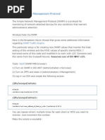 Simple Network Management Protocol-DD-WRT