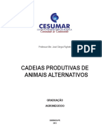 Cadeias Produtivas de Animais Alternativos