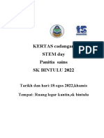 Kertas Kerja Stem Day SK Bintulu 2022