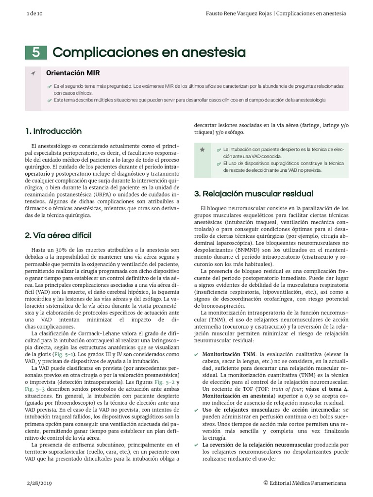 ANESTESIA GENERAL RIESGOS Y COMPLICACIONES visual data 3