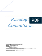 Psicología Comunitaria