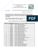 Convocacao para o Exame Psicologico 37o cpt2021 Cidade de Catalao