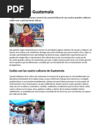 Cultura Maya en Guatemala: Historia y Tradiciones | PDF | Civilización ...