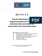 Sugestão de Decreto Processo Administrativo em Procon Municipal - Versão Final - 08 - 2022