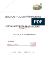 Antología Botanas & Acompañamientos