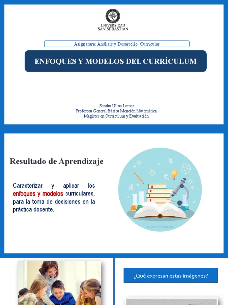 Enfoques y Modelos Curriculares | PDF | Plan de estudios | Enseñando