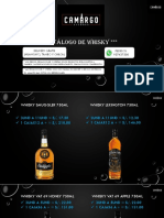 Catálogo Whisky