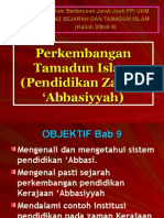 Bab 9 - An Tamadun Islam (Pendidikan Zaman Abbasiyyah