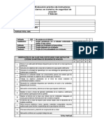 Evaluación Práctica de Instructores Externos en Materias de Seguridad de Aviación 1°edición