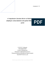 A Comprehensive Literature Review On Marketing Strategies Adopting by Various Industries in The Global Within The Pandemic Period