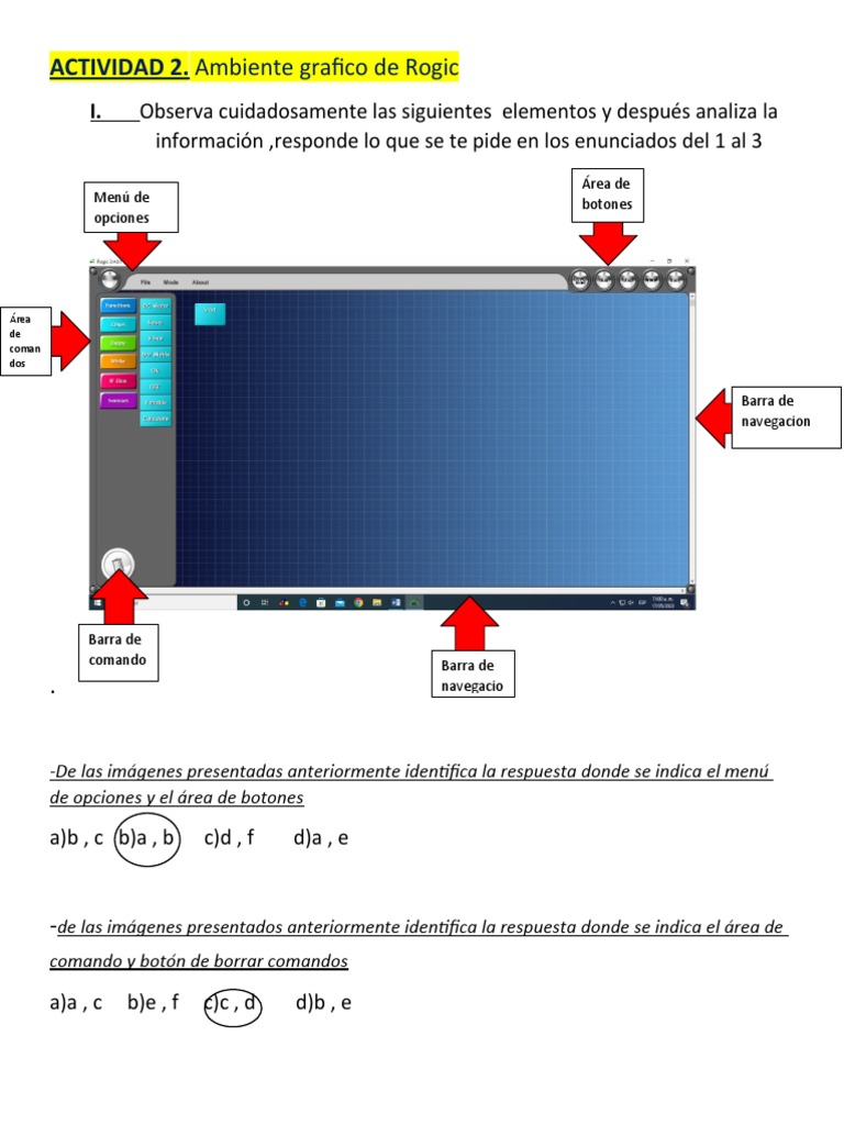 Interfaz y Comandos del Software Rogic | PDF | Robot | Robótica