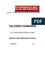 VALORES HUMANOS