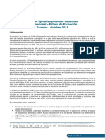 Informe Detenidos Paro Nacional - Ecuador Octubre 2019