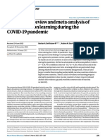 A Systematic Review and Meta-Analysis of The Evidence On Learning During The COVID-19 Pandemic