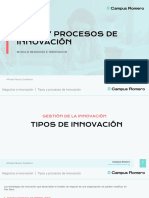 Tipos y Procesos de Innovación