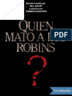 Quien Mato A Los Robins Con Soluciones - Thomas Chastain