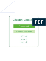 Calendario Academico 2013