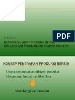 Metodologi Audit Produksi Bersih