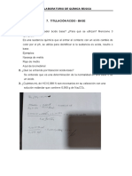 CUESTIONARIO Nro 06 TITULACION ACIDO-BASE