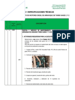 Especificaciones Técnicas para Servicio de Motores Diesel r1