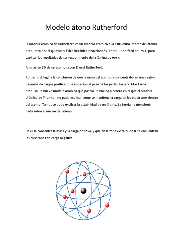 Modelo Átono Rutherford | PDF