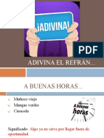 Adivina El Refrán