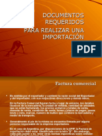 Documentos de Una Importacion