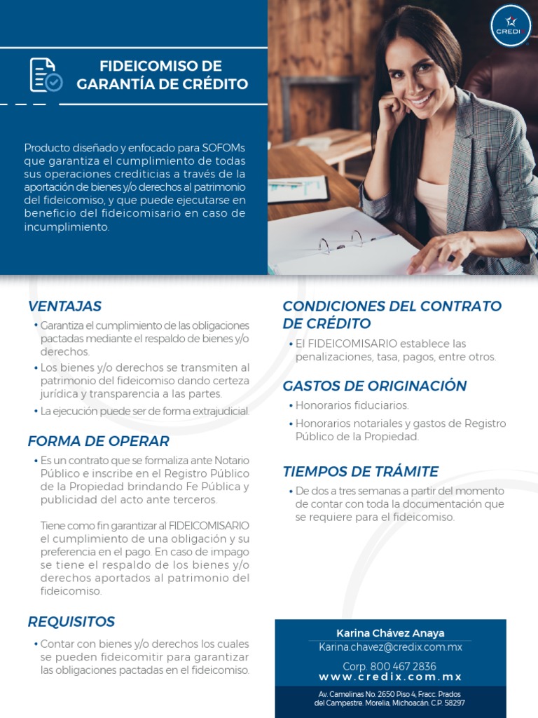 Fideicomiso de Garantía de Crédito | PDF