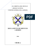 Reglamento de Servicio A Bordo