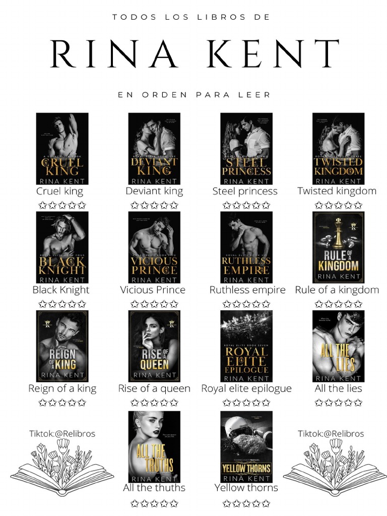 Poster Libros de Rina Kent | PDF