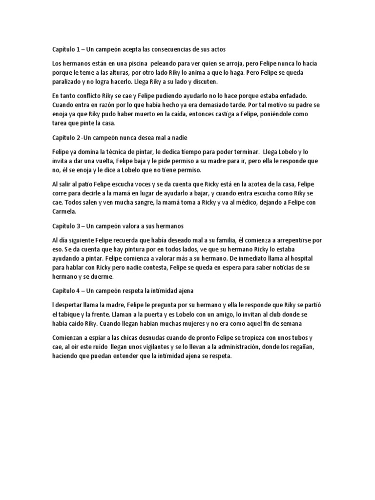 Lecciones De Vida Entre Hermanos Pdf