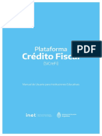 Manual Plataforma Crédito Fiscal 2023 INSTITUCION EDUCATIVA