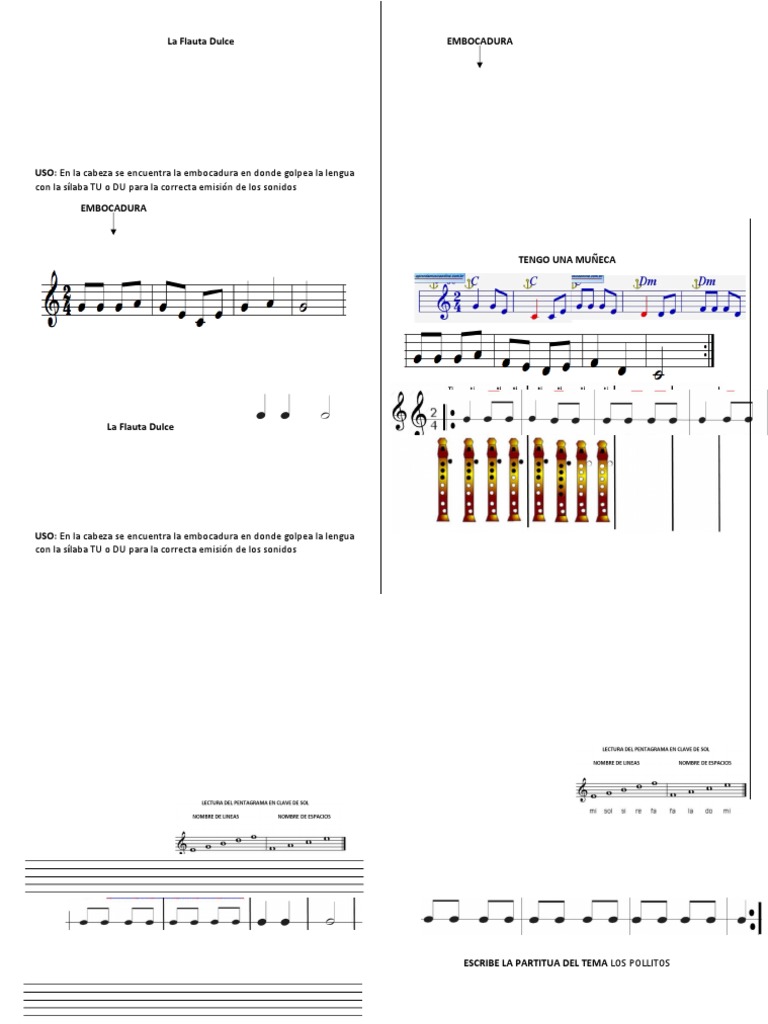 La Flauta Dulce Ficha Pdf