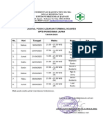 Jadwal Posko Lebaran