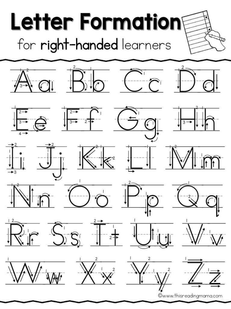 Letter Formation | PDF | Linguistics