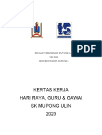 KERTAS KERJA Raya Guru Gawai