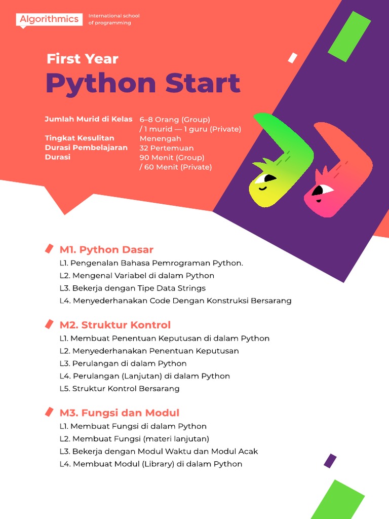 Python Start 1st Year | PDF