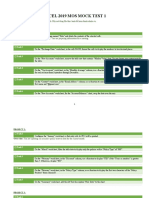 (EXCEL 2019) Mocktest 1