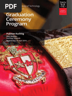 17 Apr 2019 Graduation Program Booklet