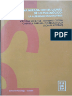 Historia de Un Proceso. Reflexiones Acerca de Una Intervención