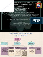 Diseño Organizacional Vertical en Bloques