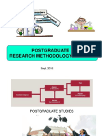 Postgraduate Research Methodology Sept 2016