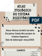 Atlas Histológico Do Sistema Digestório