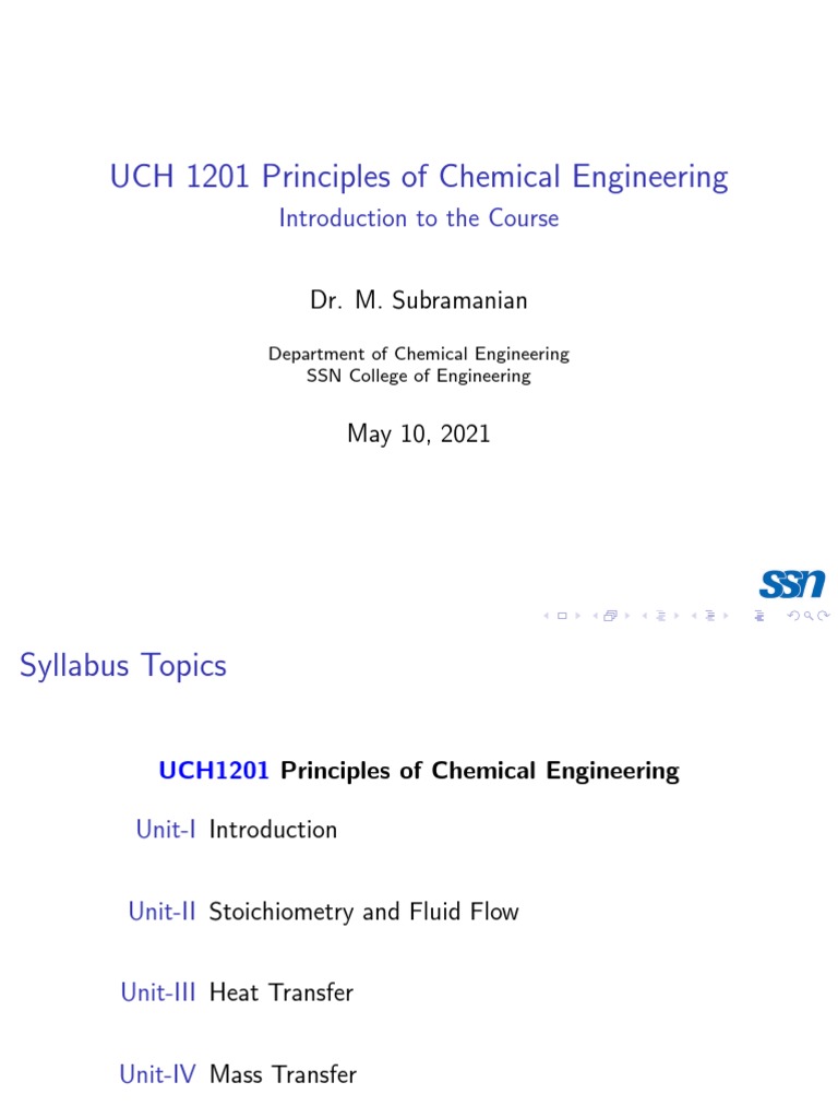 PCE Lecture 0 0 Introduction To The Course | PDF