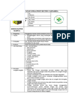 Sop Perawatan Luka Post SC