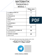 Matematik Tingkatan 3 Modul 1