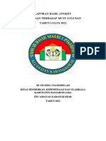 LAPORAN HASIL ANGKET Tracer Study SDN 1 Pagerpelah