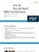 (BDI-FastScreen) Inventario de Depresión de Beck