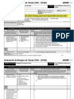 Evaluación de Riegos de Tareas Instalacion de Linea de Vida