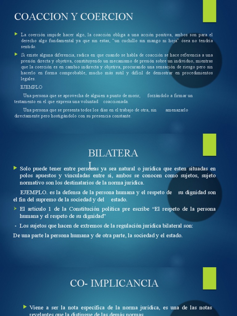 Coaccion y Coercion PDF